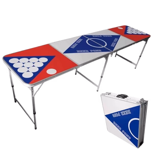 Beer pong-bord, promillebriller og stødarmbånd